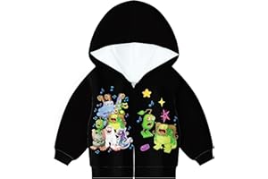 Difforever Boys Monsters Shirts and Pants Sets for 6-12 Years Kids Monster Casual Clothes