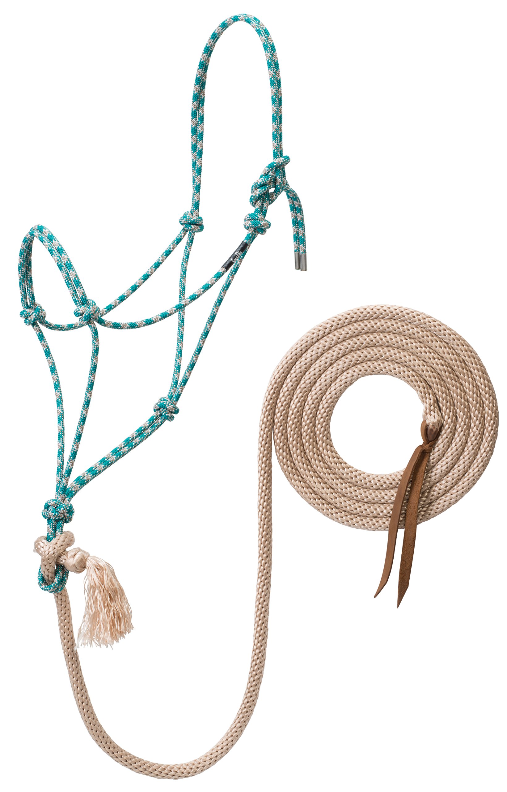 Weaver Leather Silvertip No. 95 Rope Halter with 12' Lead