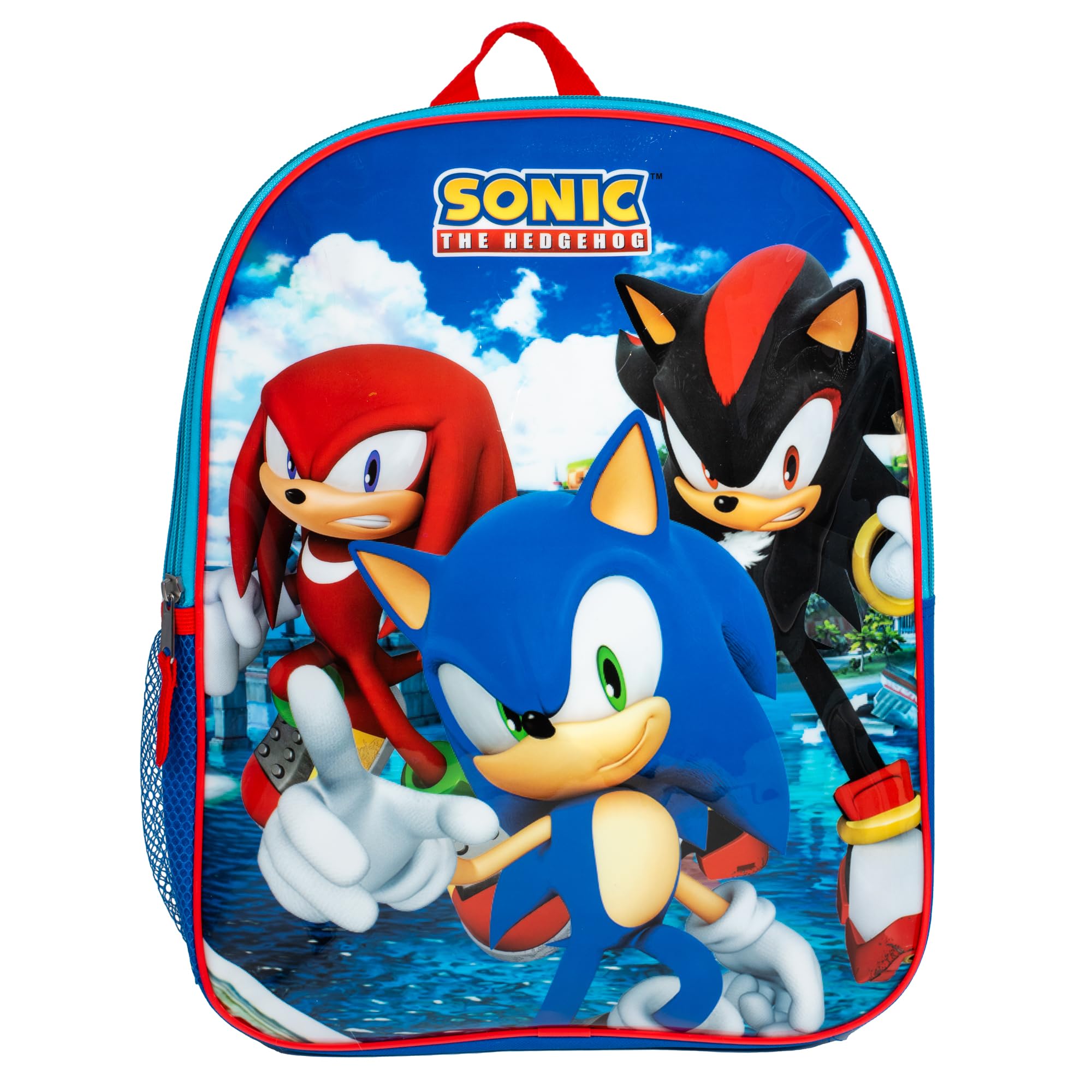 AI ACCESSORY INNOVATIONS Sonic The Hedgehog Kids Backpack, Sonic, Knuckles, Shadow 15