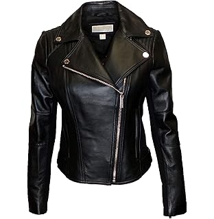 michael kors leather vest