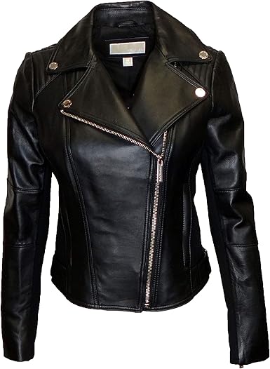 michael kors leather coat