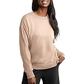 Hanes Women's Originals French Terry, Lightweight Fleece Pullover Sweatshirt