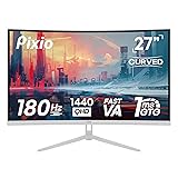 Pixio PXC278 Wave White 27 inch 180Hz Refresh Rate