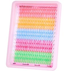 wiwoseo Colored Lash Extension 300pcs Colored
