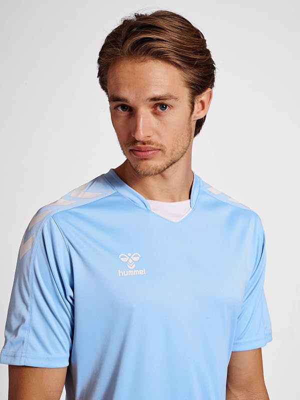 Herren Hmlcore Xk Poly Jersey S/S T-Shirt, Blau, M EU