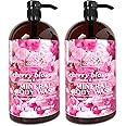 Dead Sea Collection Cherry Body Wash for Women and Men - with Pure Dead Sea Minerals and Cherry Seeds Oil - Cleanses and Moisturizes Skin - Pack of 2 (67.6 fl. oz)
