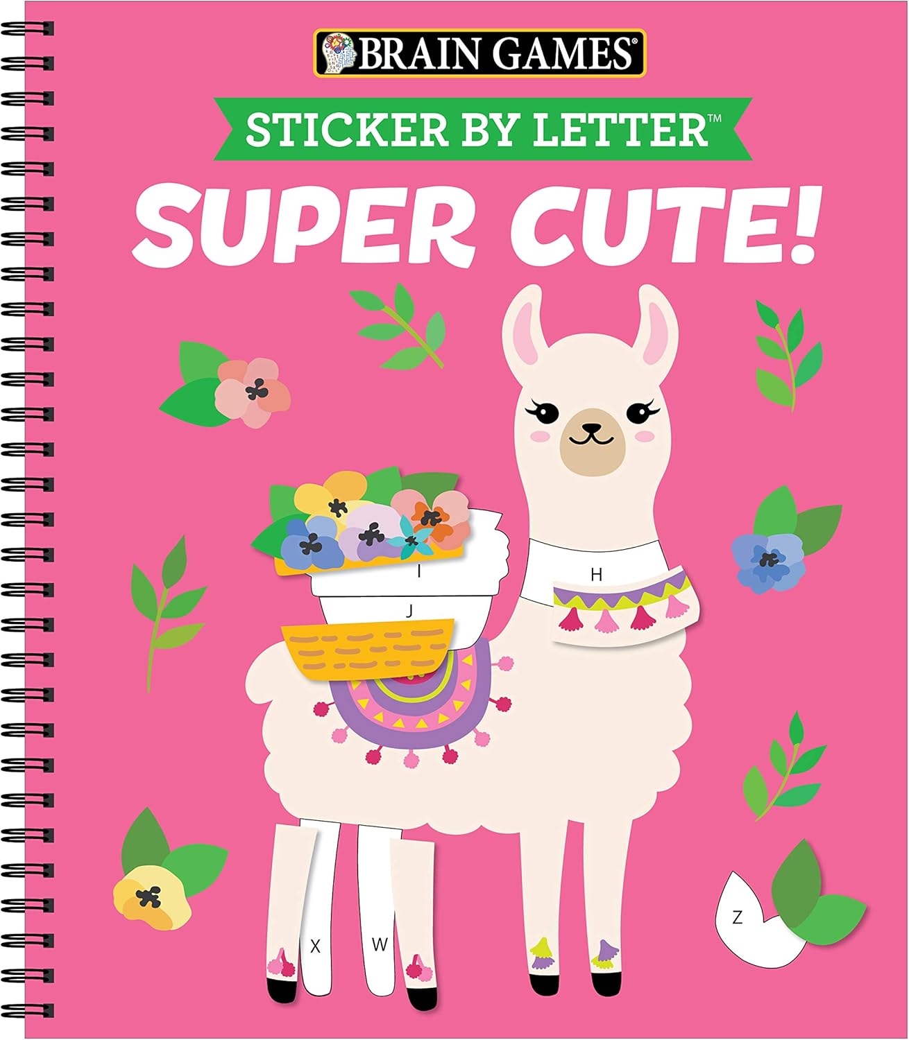 Crafts & Hobbies - Brain Games - Sticker by Letter: Super Cute!