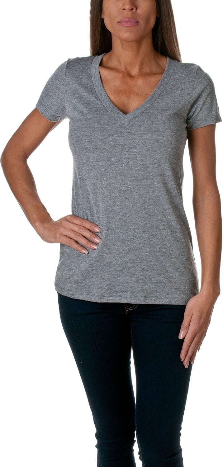 Next Level Triblend Deep Vee: Next Level: Clothing