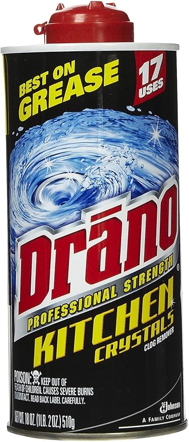 Amazon Com Drano Professional Strength Kitchen Crystals Clog