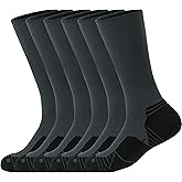 WANDER 3-6 Pairs Men's Athletic Run Cushion Over-the-Calf Tube Socks