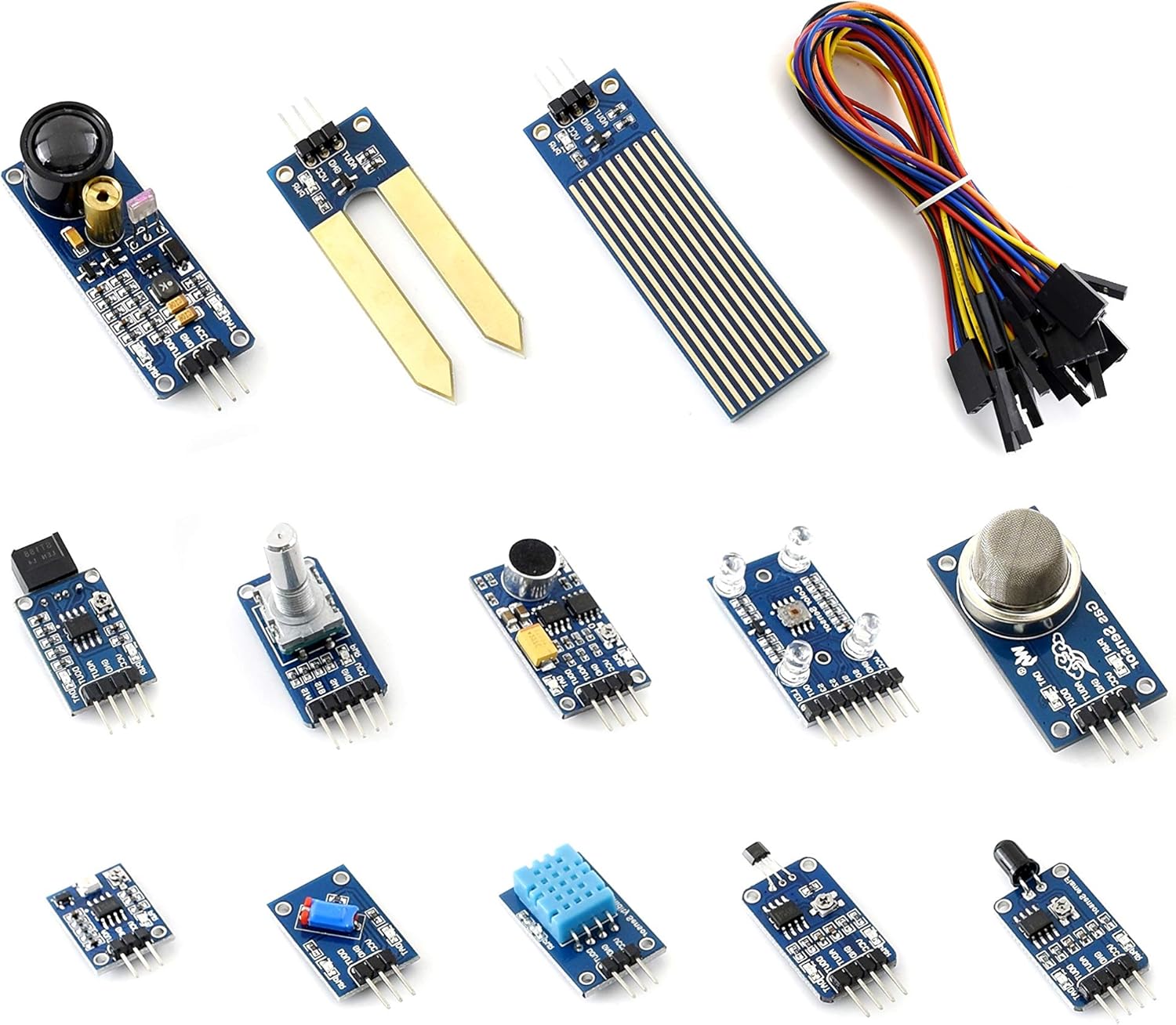 Amazon.com: waveshare Tens of Different Sensor Modules Package ...