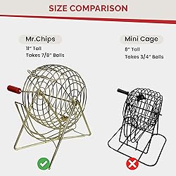 MR CHIPS 11" (Inch) Tall Professional Bingo Set