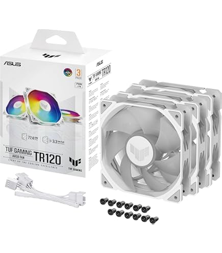 Amazon.com: ASUS TUF Gaming TF120 ARGB Case Fan White