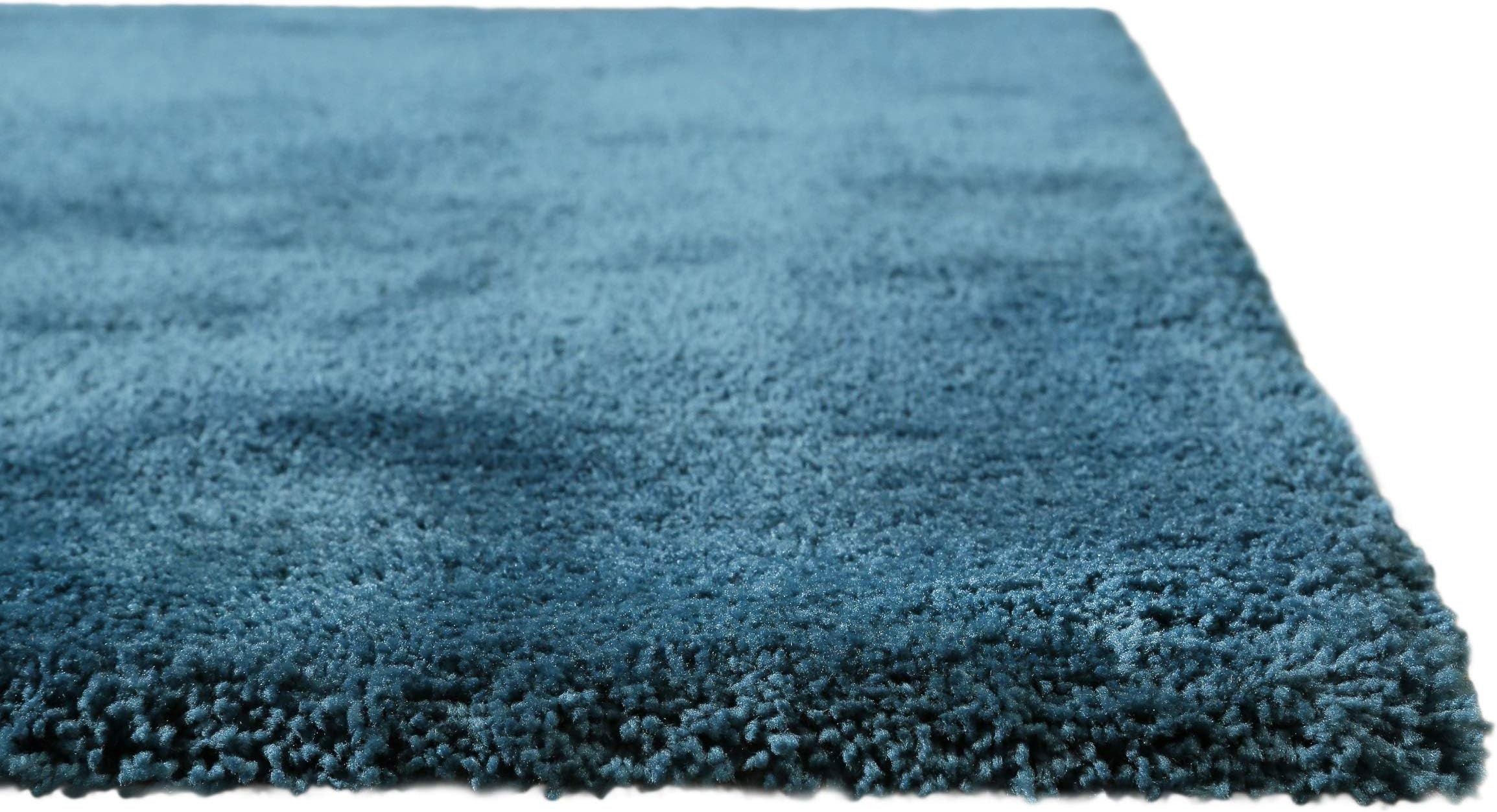 Homie Living I Modern Cuddly Soft Fluffy Carpet Runner for Living Room, Hallway, Bedroom, Nursery I Pisa I, petrol, 160 x 230 cm