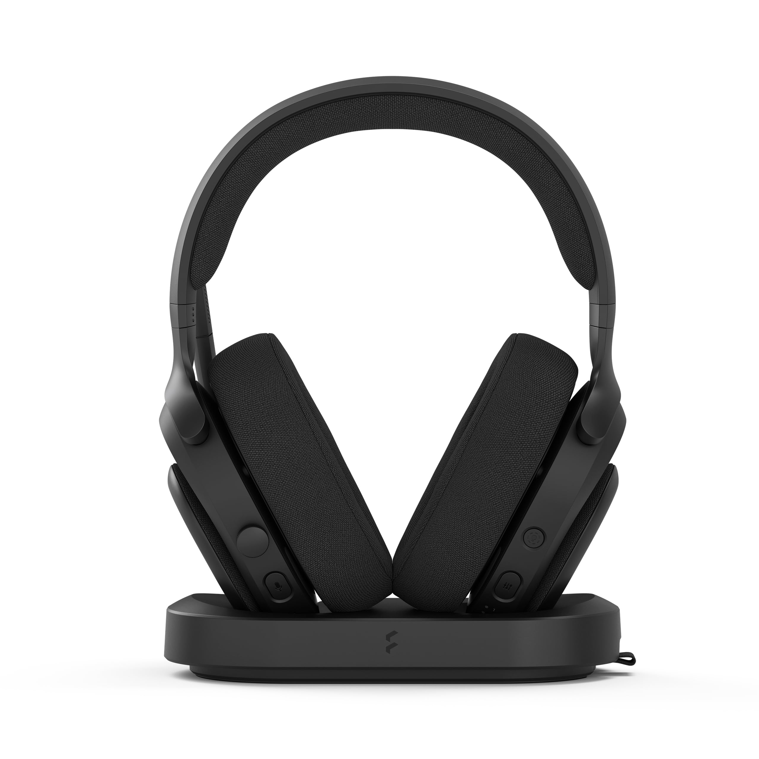Photo 1 of Fractal Design Scape Dark - Wireless PC Gaming Headset - Detachable Flip-to-Mute Microphone with Noise Cancellation - Battery Life Up to 40 Hours - Configurable Ambient Lighting - Black