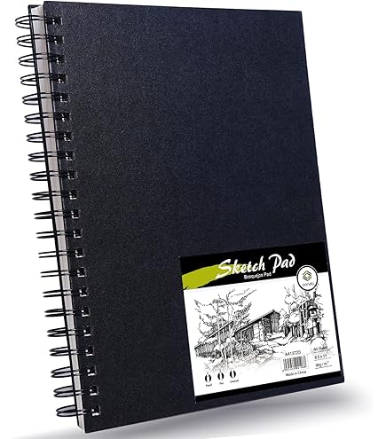 Design Ideation Sketchbook 6x12 - Multi-Media Paper For Pencil, Ink, Marker & Charcoal