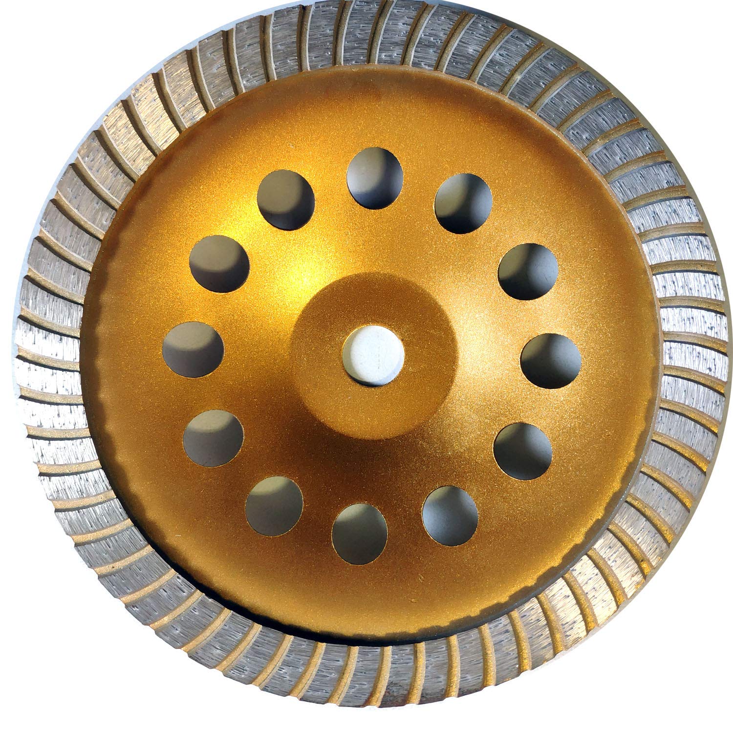 Diamond Grinding Wheel Plate Sanding Discs Diameter 230 mm Hole 22.23 mm 7 mm Turbo Teeth