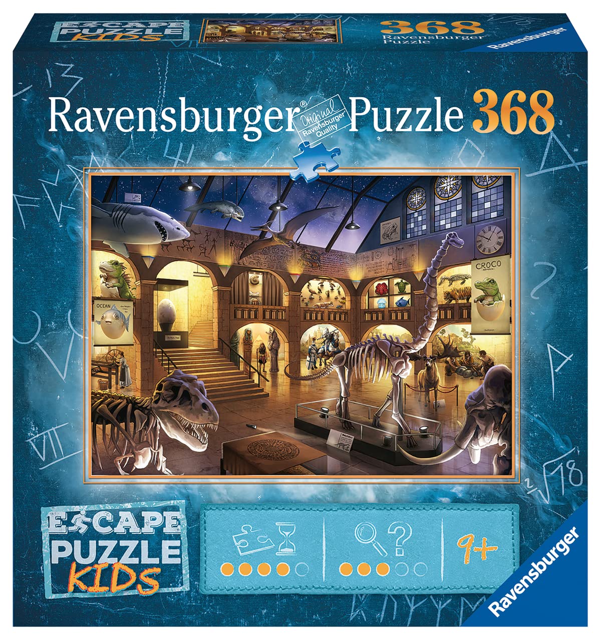 Ravensburger Escape Room Mystery Puzzle Museum - 368 Piece Jigsaw Puzzles for Kids Age 9 Years Up