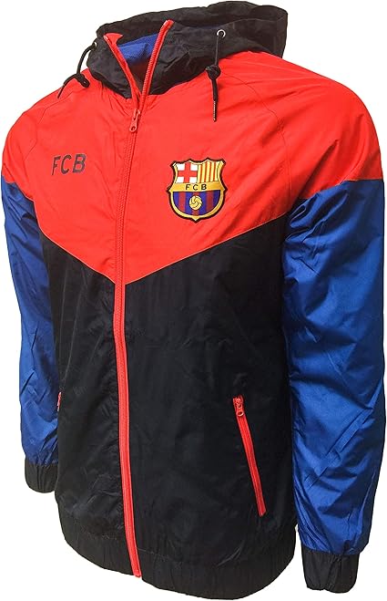fc barcelona rain jacket