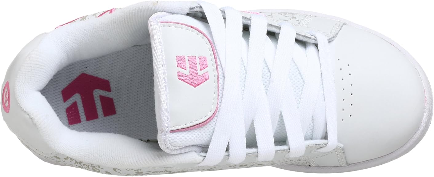 etnies white and pink
