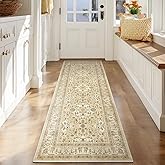 Jainmy Boho Hallway Runner 2x6, Low Pile Thin Entryway Runner 6ft, Kitchen Runner Rugs Non Skid Washable for Laundry Room Bed