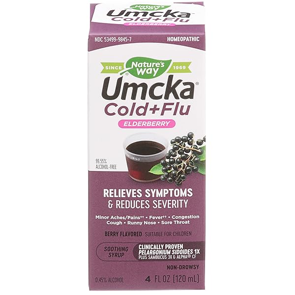 NATURES WAY, UMCKA ELDERBERRY SYRUP, 4 FL OZ