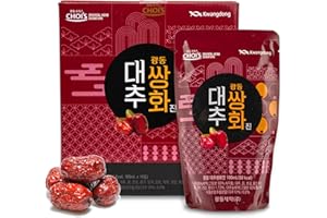 KWANGDONG Ssang Hwa Jin - Korean Traditional Herbal Tea for Strong Immune Support, Natural Sustained Energy Boost, Digestive Health, Promotes Vitality and Cold Relief, Jujube 10P