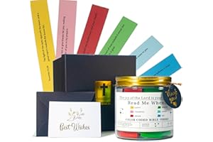 CODINOO Bible Verse Jar(KJV),Read Me When Bible Verses Jar(120pcs),Christian Gifts For Women Men Mom,Mothers Day Gifts,Jesus God Religious gifts,Scripture Prayer Hope