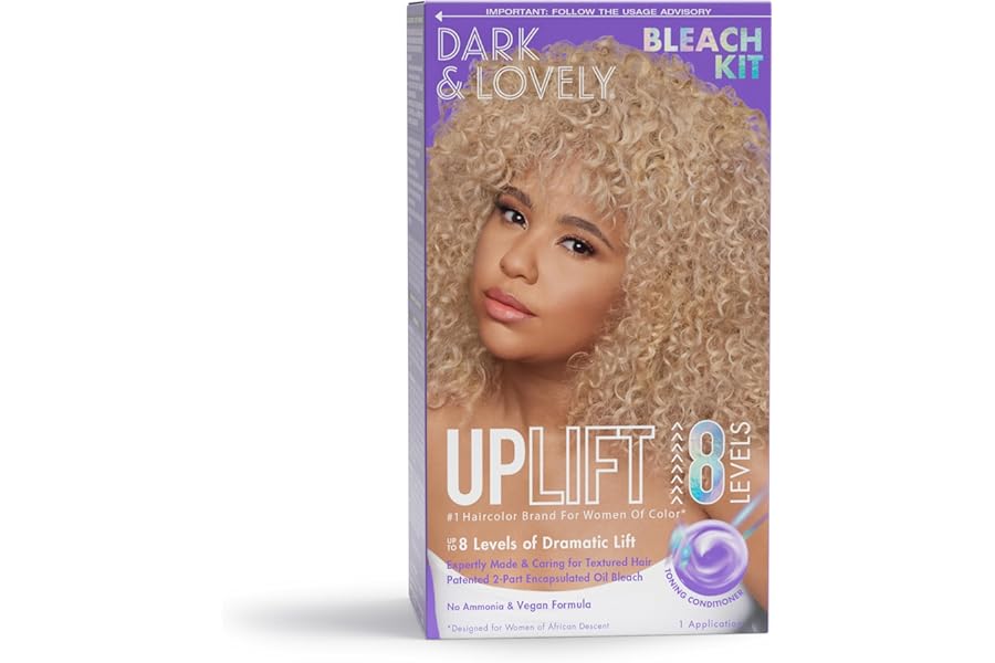 SoftSheen-Carson Interbeauty Dark and Lovely® Uplift Bleaching Kit with Powder, Developer, and Toner for Blonde Hair