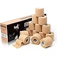 Hampton Adams | As Seen on Shark Tank | Self Adhesive Bandage Wrap (14-Pack) | 15ft | Pet Safe | Breathable Athletic Elastic Cohesive Bandage for Sports Injury Ankle Knee Wrist sprains (Beige)