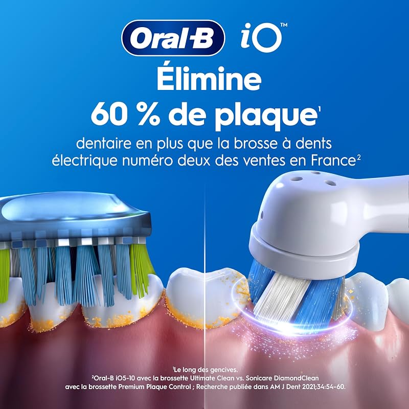 Brosse à Dents Electrique iO 2 avec 1 Brossette de Rechange, Rose