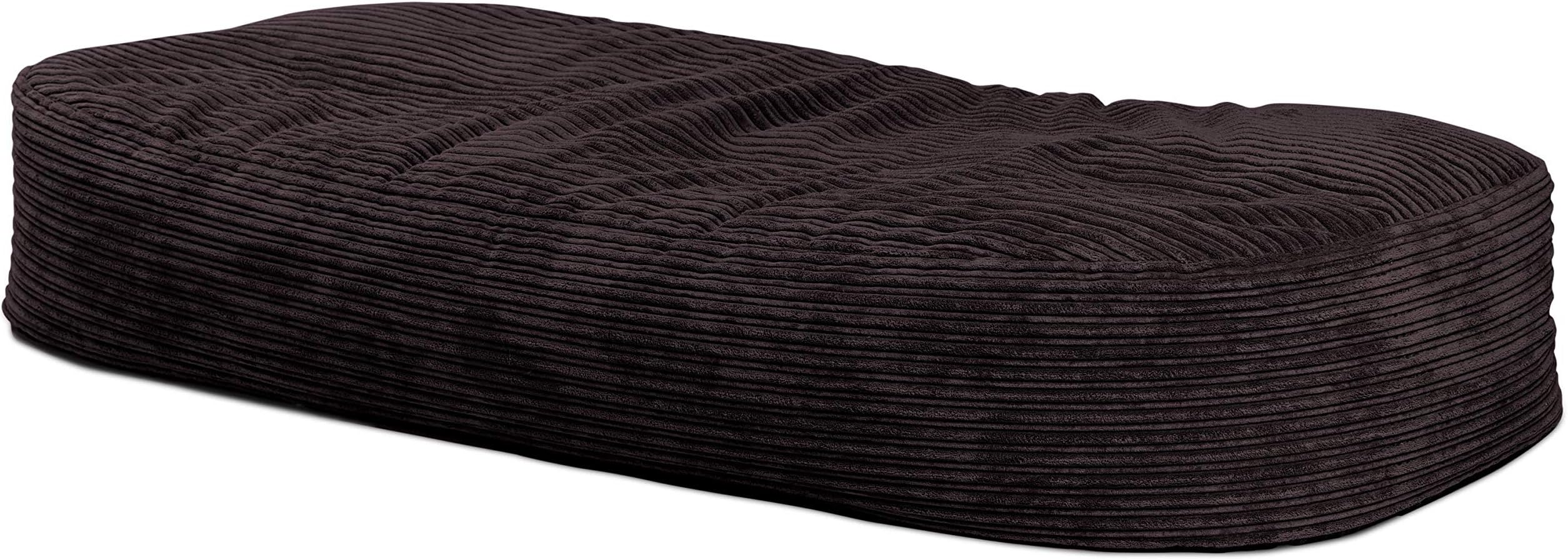 Gilda | Monster Sofa Beanbag Warm & Chunky Jumbo Corduroy Massive Bean Sofa Filled With Virgin Beans Beautiful Room Accessory Ideal Present Made & Designed In The UK (6ft, Brown)