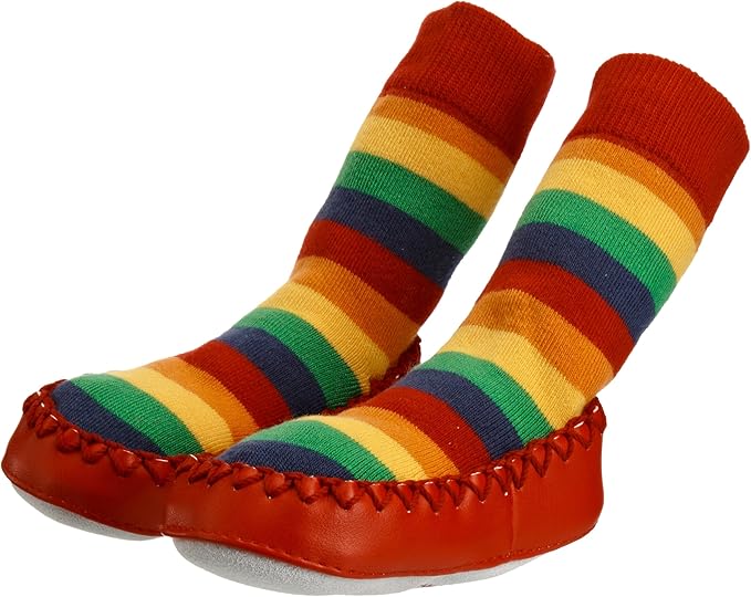 Mocc Ons Moccasin Style Slipper Socks: Amazon.co.uk: Clothing