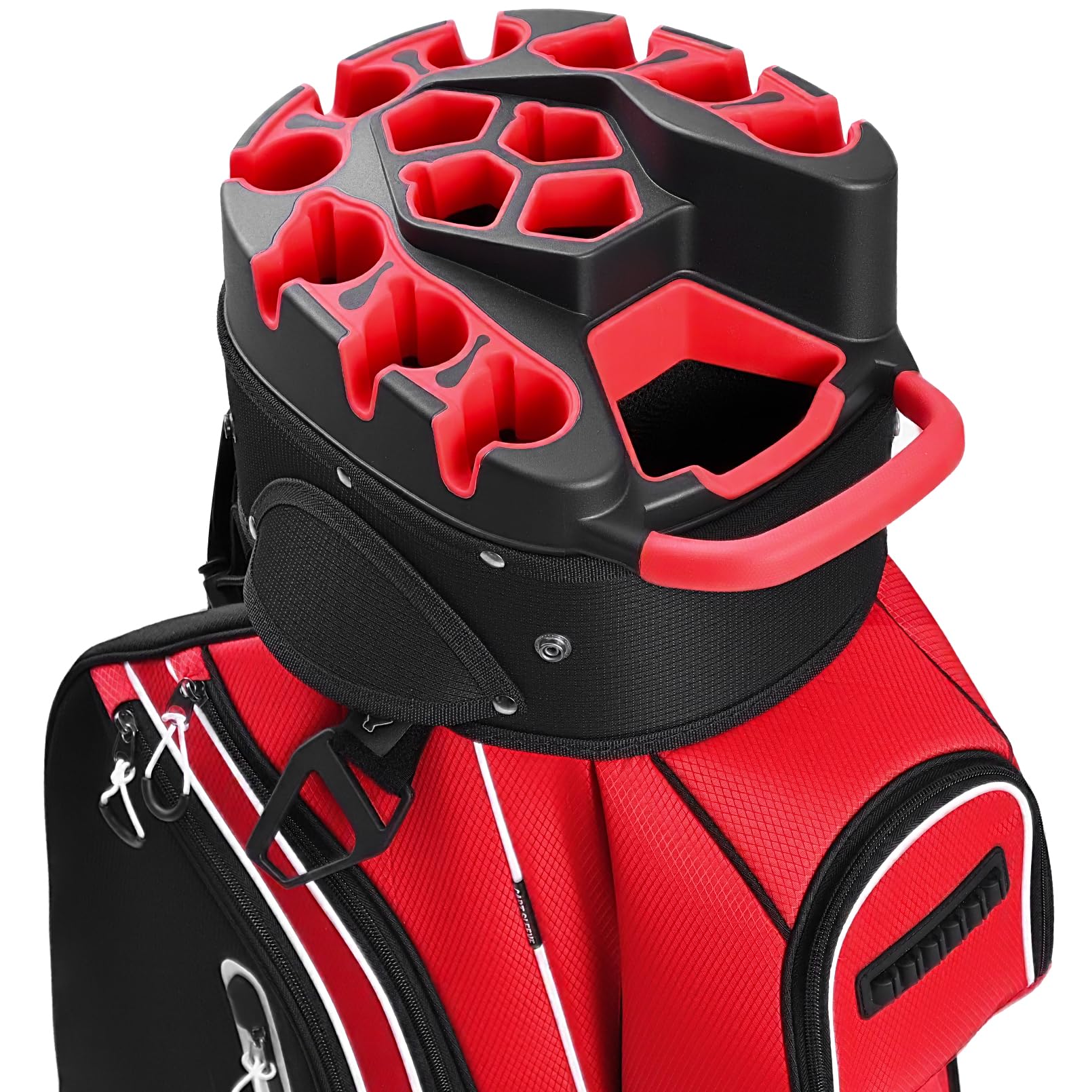 Photo 1 of ***WILL NOT STAND COMPLETELY STILL*** UNIHIMAL 14-Way Golf Cart Bag Pro with Full Length Divider Top, Golf Bag for Men with Handles and Rain Cover