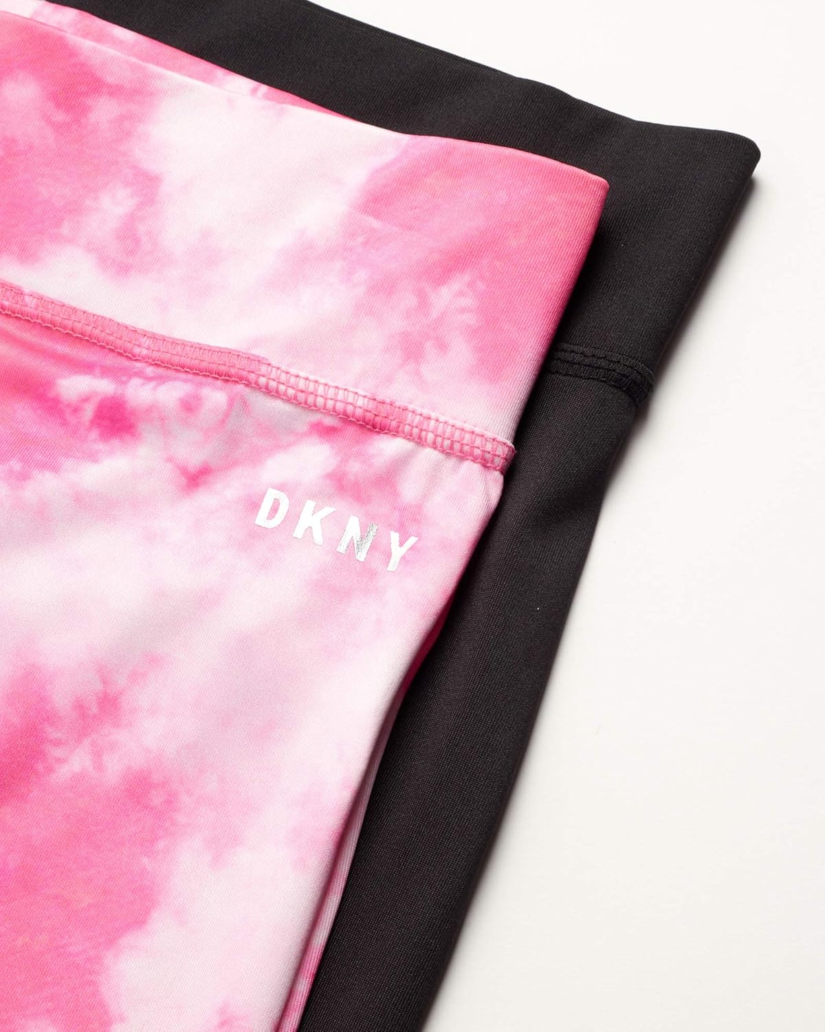 DKNY Girls Active Leggings - Spandex Athletic High Waisted Stretch Workout Yoga Pants (2 Pack): Clothing