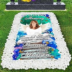 44memory Custom Memorial Grave Blanket Photo