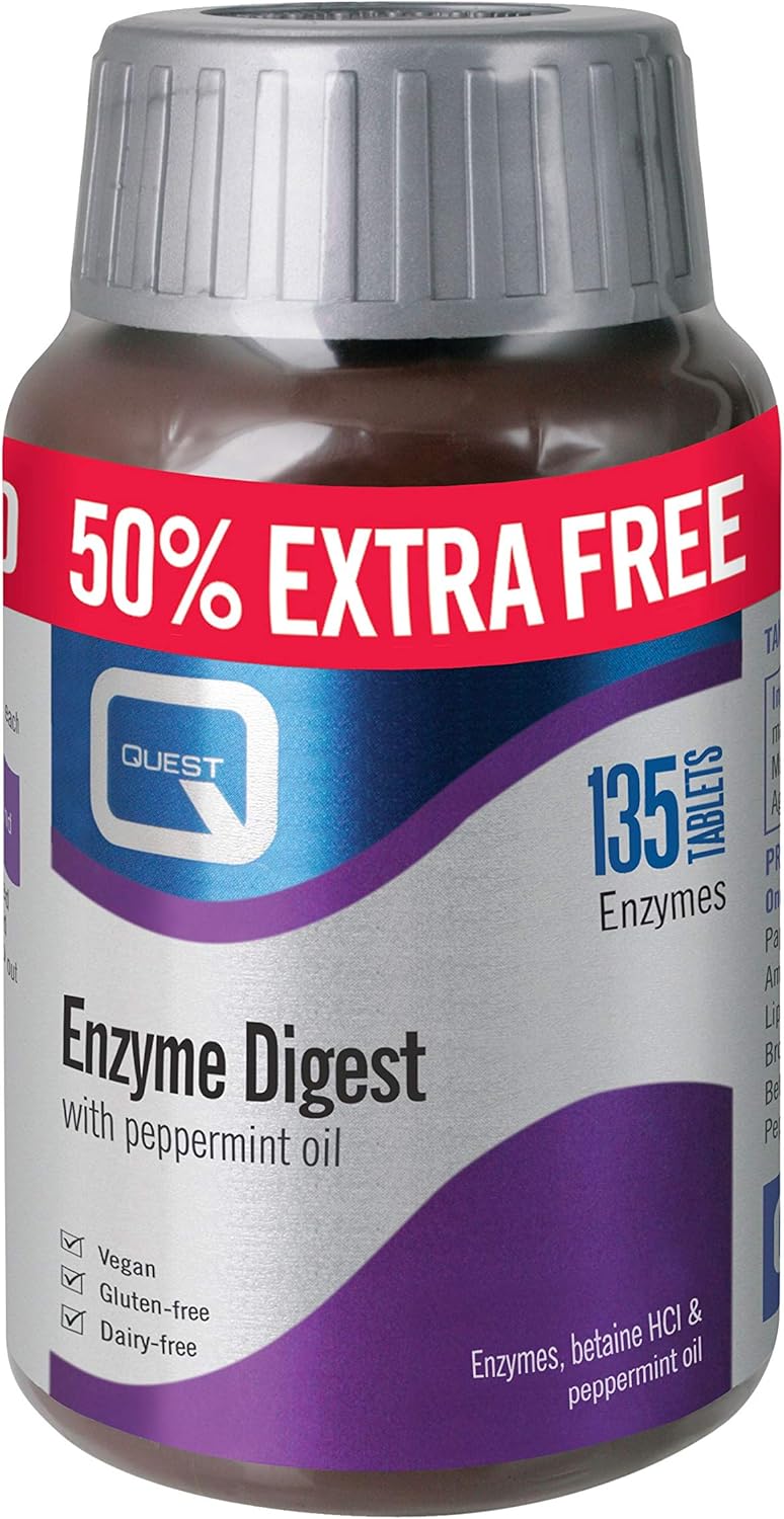 Quest Enzyme Digest Digestive Aid Tablets 2 x 135 Tablets Amazon.co.uk