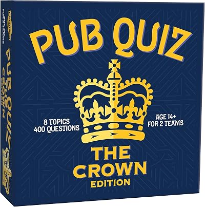 Cheatwell Games The Crown Pub Quiz 400 Questions Answer Pad Pencils Ages 14+
