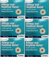 6 Months Supply Cetirizine Hayfever Allergy Tablets 30 x 6 view 6