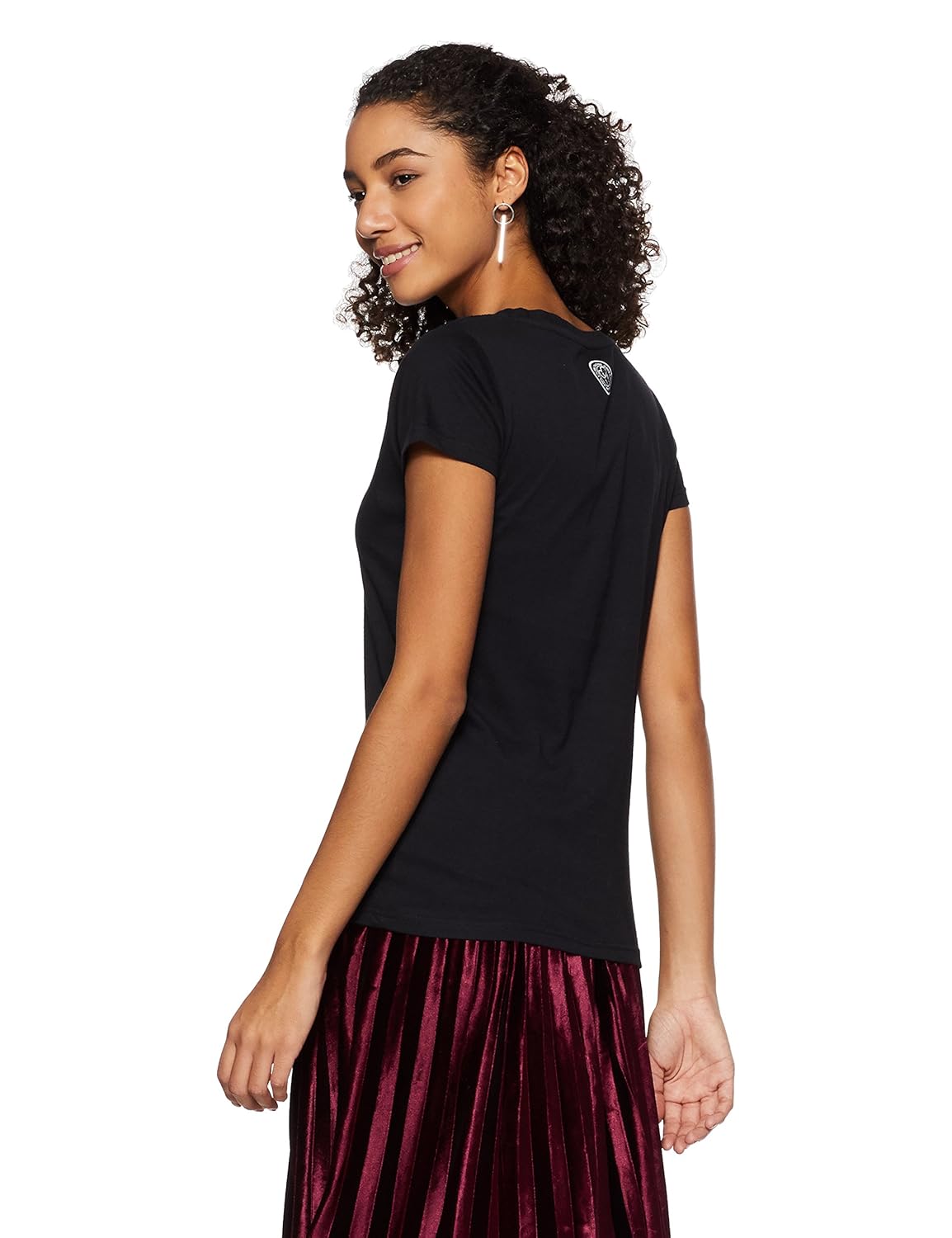 flying machine women's regular fit t-shirt