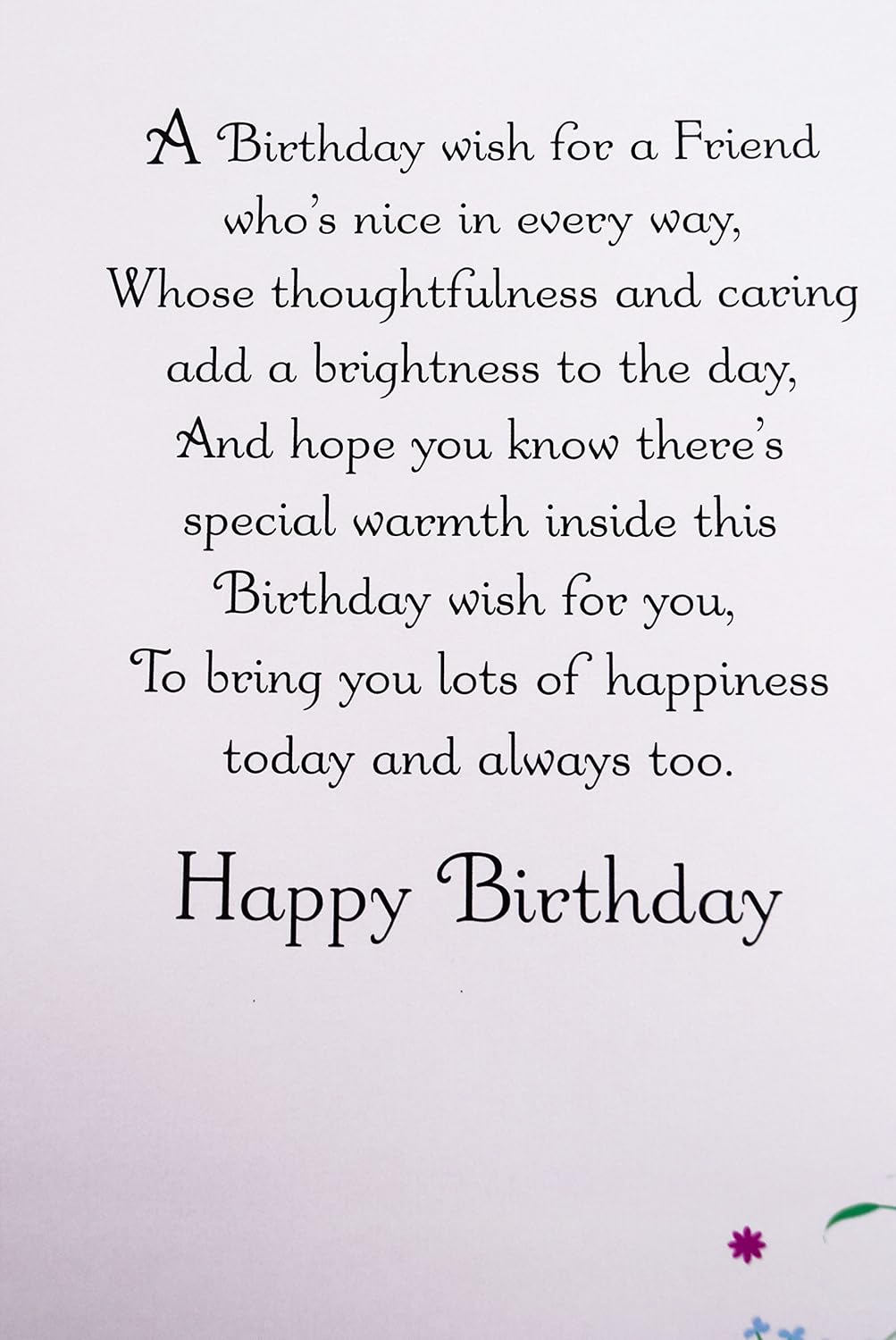 Happy Birthday Card For Special Friend Her Girls Female Womens