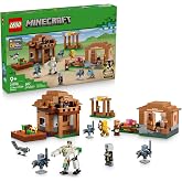 LEGO Minecraft Evoker Village Attack 21596 | Building Toys for Boys &amp; Girls, Ages 9+, Sturdy Build for Pretend Play, 11 Minecraft Minifigures, 607 pieces, Gift for Gamers