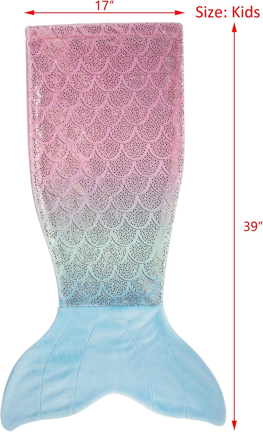 Softan Kids Mermaid Tail Blanket, Girls Toddlers Mermaid Toys - Image 4