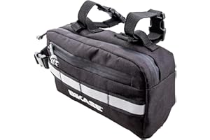 BiKase Hipster Bike Bag, Fanny Pack & Bicycle Handlebar Bag - Multipurpose Bike Pouch for Handlebars, Mounts as a Frame Bag Waterproof, Handle Bar Cycling Accessories