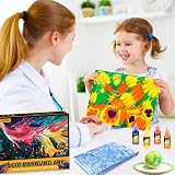 Coodoo Water Marbling Paint Kit for Kids 6+ Arts & Crafts Set view 5