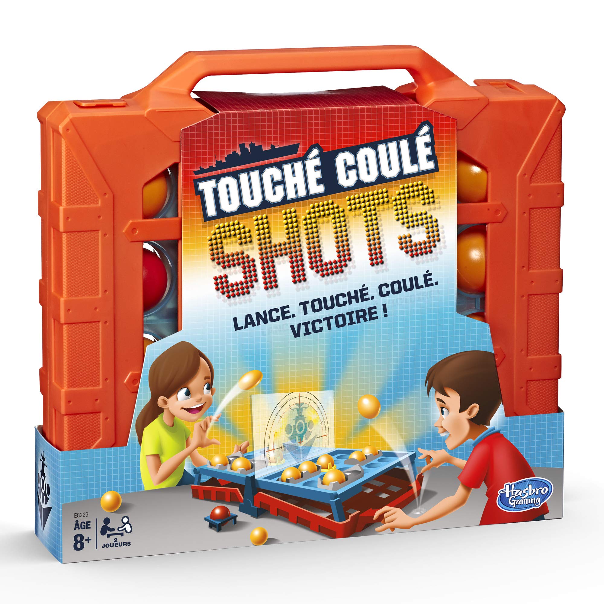 Touché-Coulé Shots - Naval Battle Board Game - Strategy Game - French Version