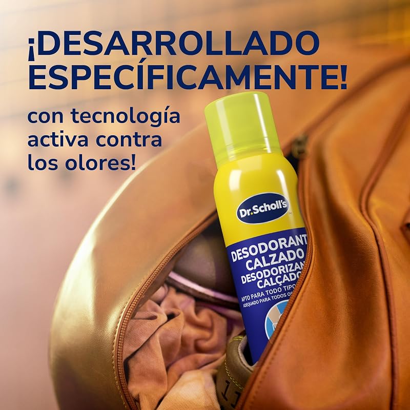 Desodorante Calzado 150ml - Desodorizante Calzado en Spray con Neutralizador de Olores 48h, Elimina el Olor del Calzado, Elimina el Olor de Calzado, Frescor Duradero, Apto para Todo