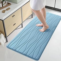 Buganda Memory Foam Bathroom Rug Mat 59x24, Extra