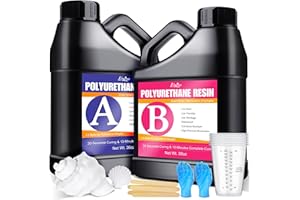 Kit de résine de polyuréthane à séchage rapide en 2 parties pour peinture, faible viscosité et faible odeur, convient pour le