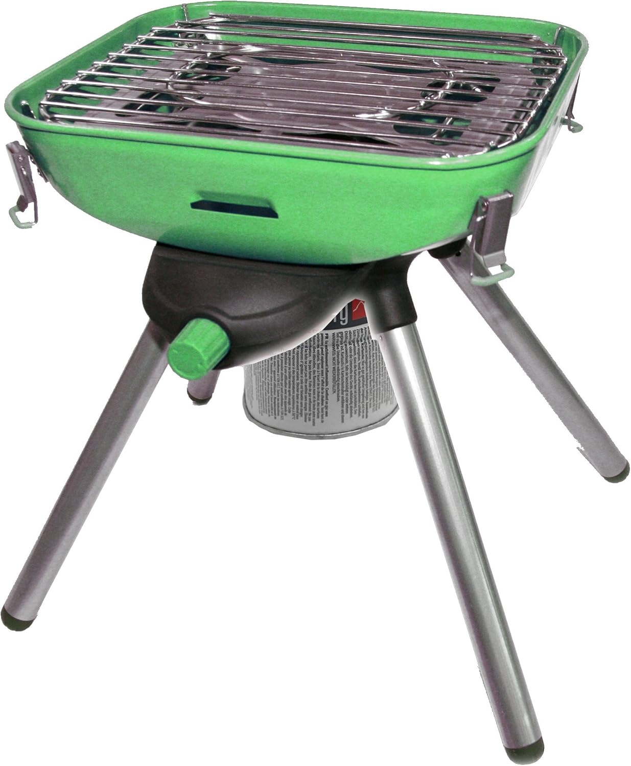 BBQ Multi Grill transportabler mobiler Party Gasgrill Tischgrill Mini mit Fettauffang mit Piezozündung Zum Grillen und Kochen